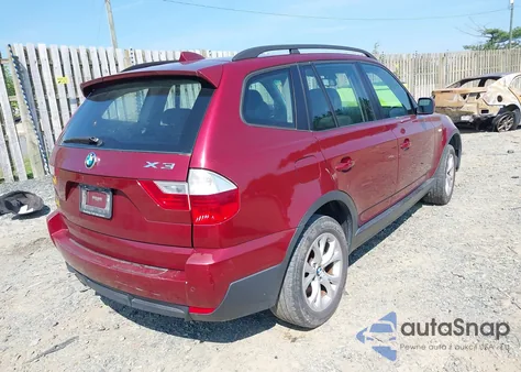 2009 BMW X3 xDrive30I из США, поврежденный, VIN WBXPC93469WJ31181